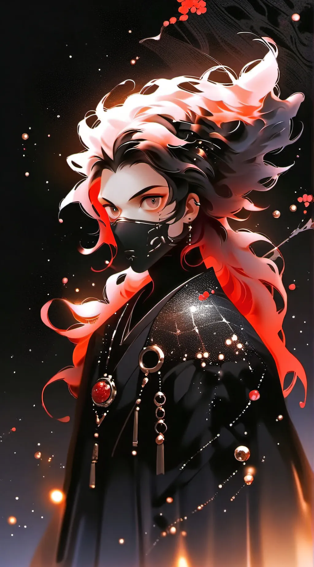 ai character: demon slayer  background