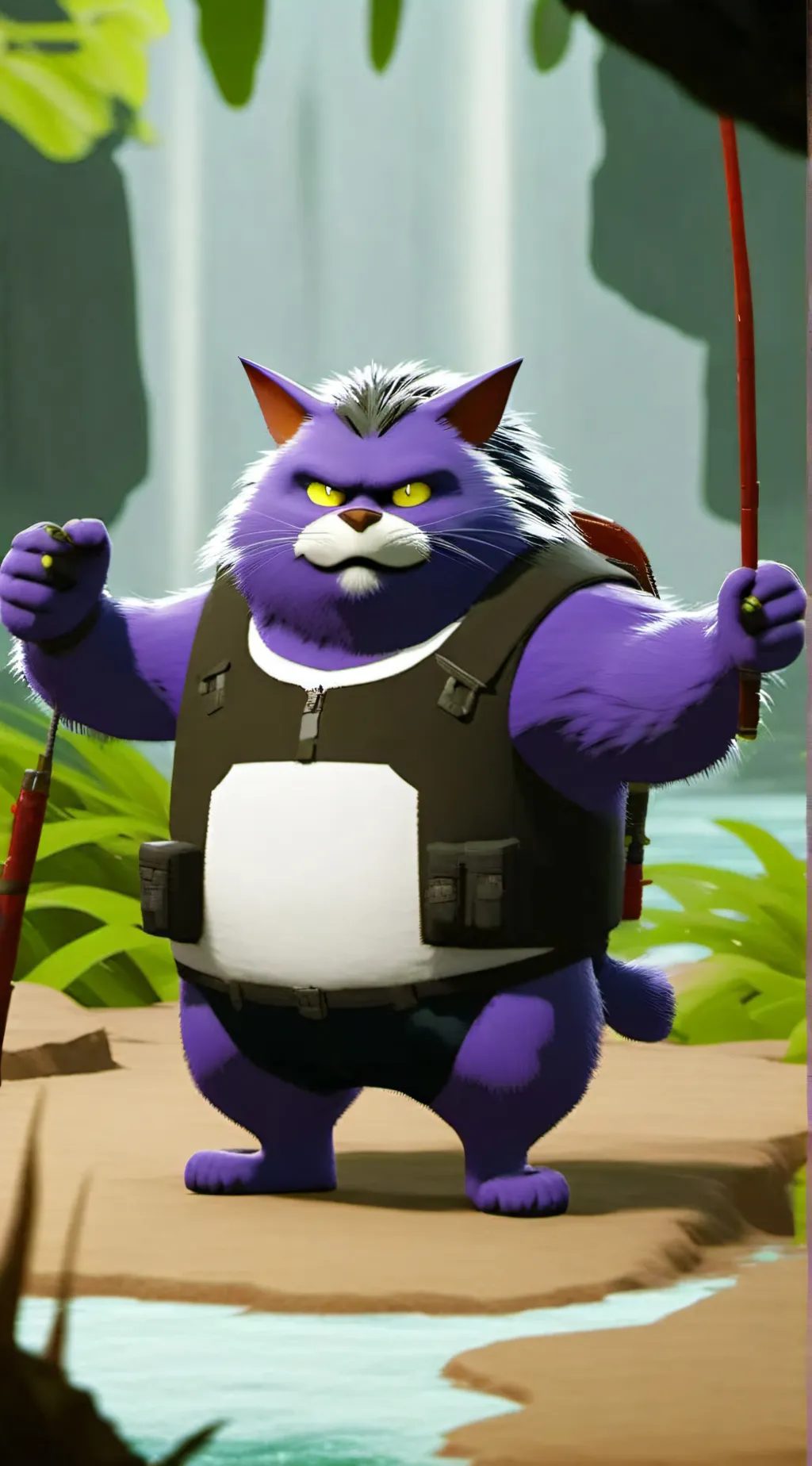 ai character: Big The Cat background