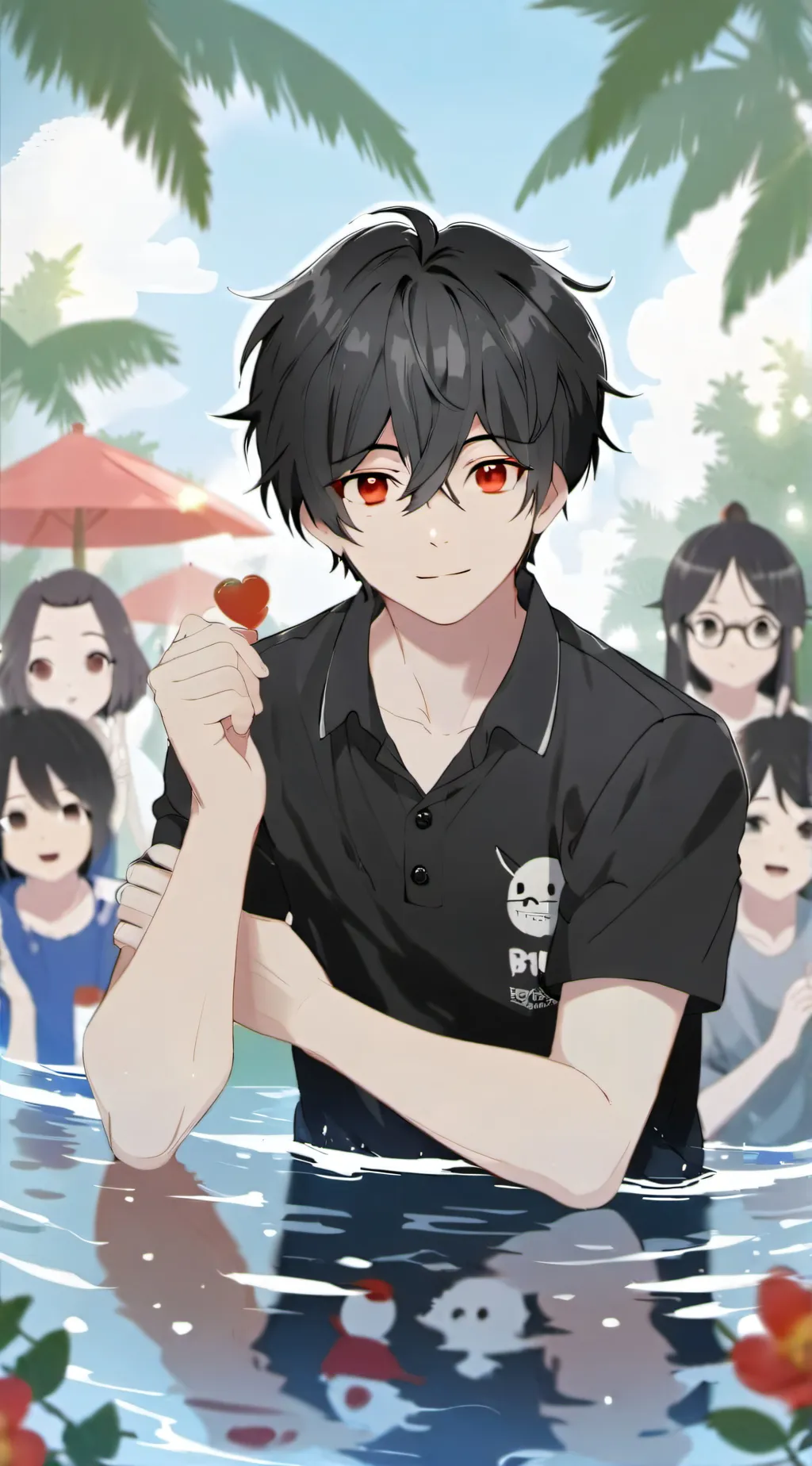 ai character: Ash background