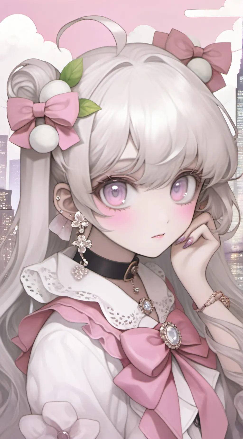 ai character: angel background