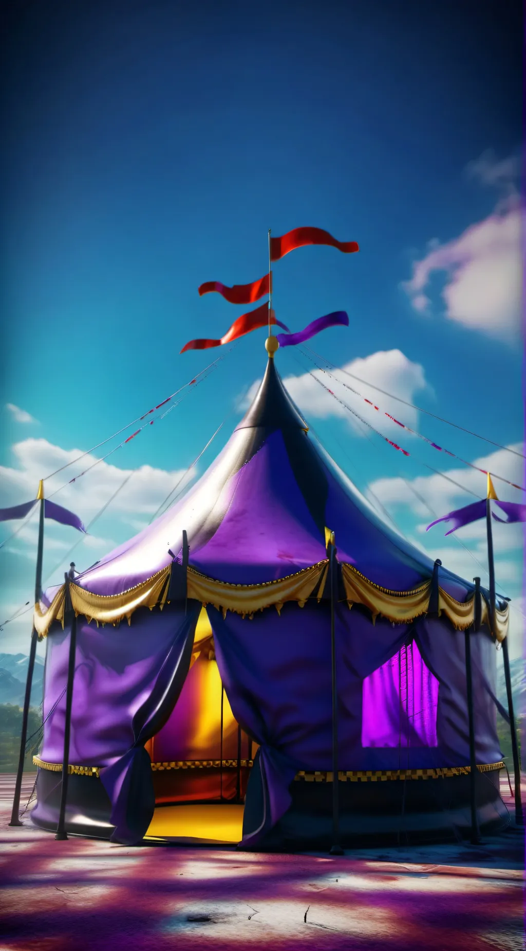 ai character: TheLifeOrDeathCircusWithNoClowns background