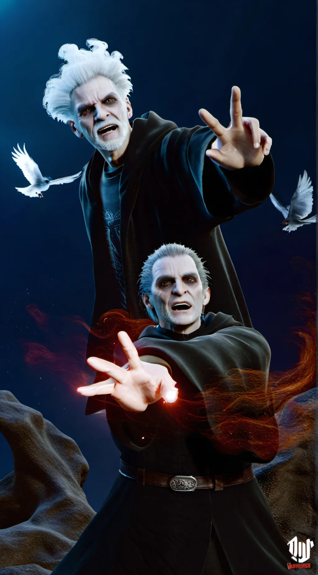 ai character: Voldemort twins background