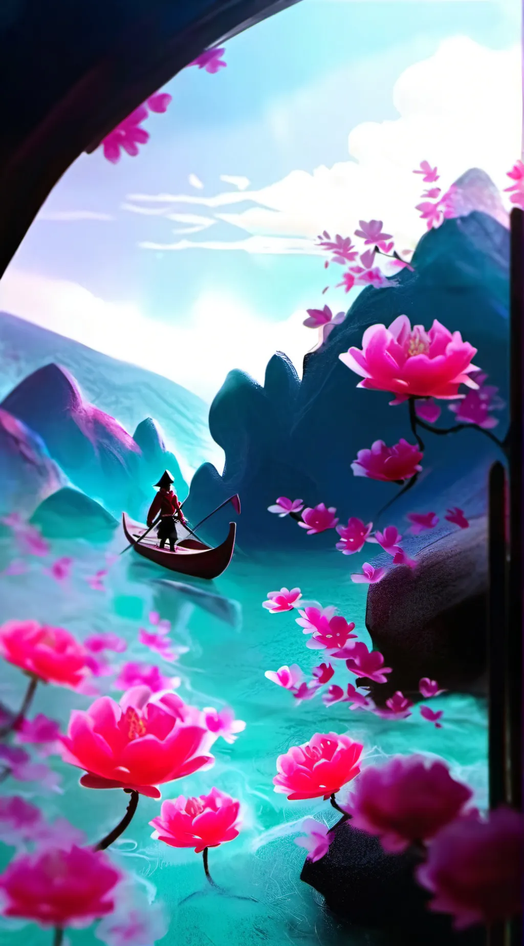 ai character: keroshi background