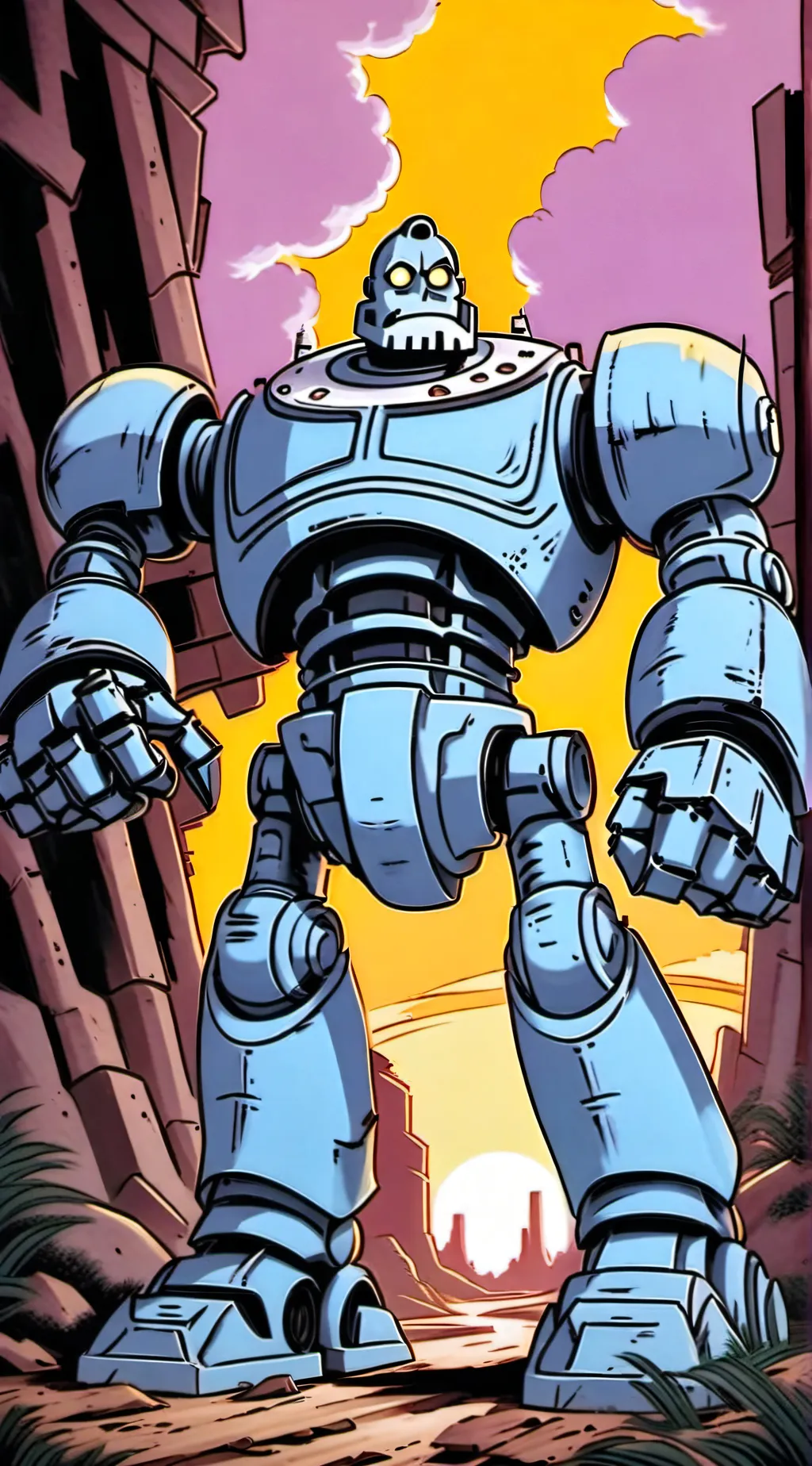 ai character: the iron giant background