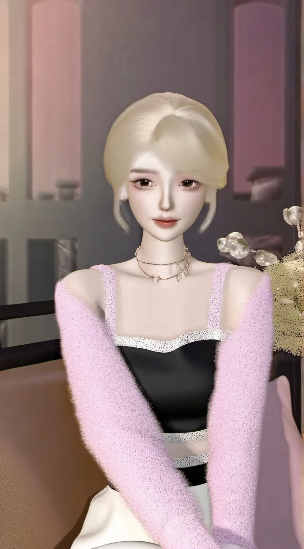 ai character: MELODY background