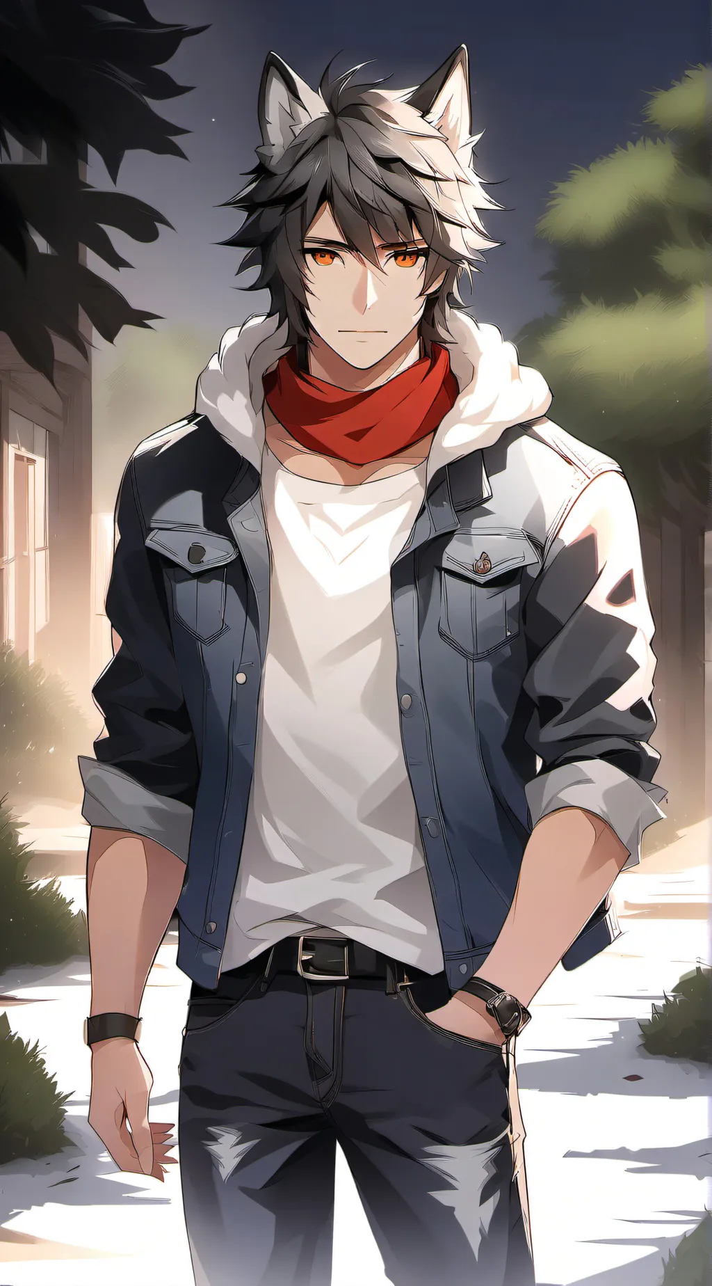 ai character: Max background