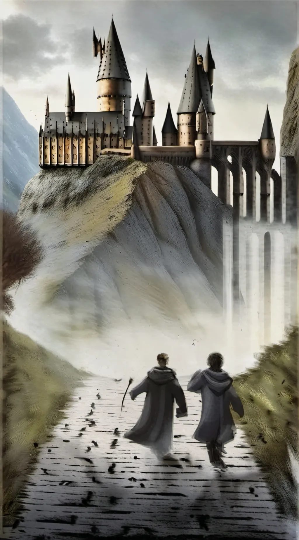 ai character: Hogwarts 7 part 2 background