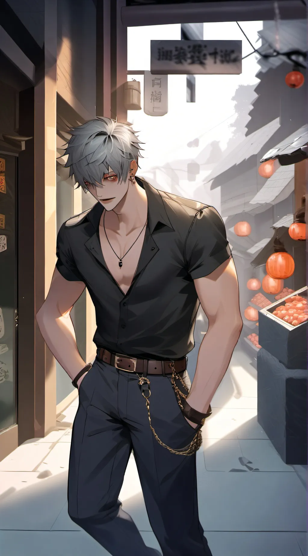 ai character: mean background