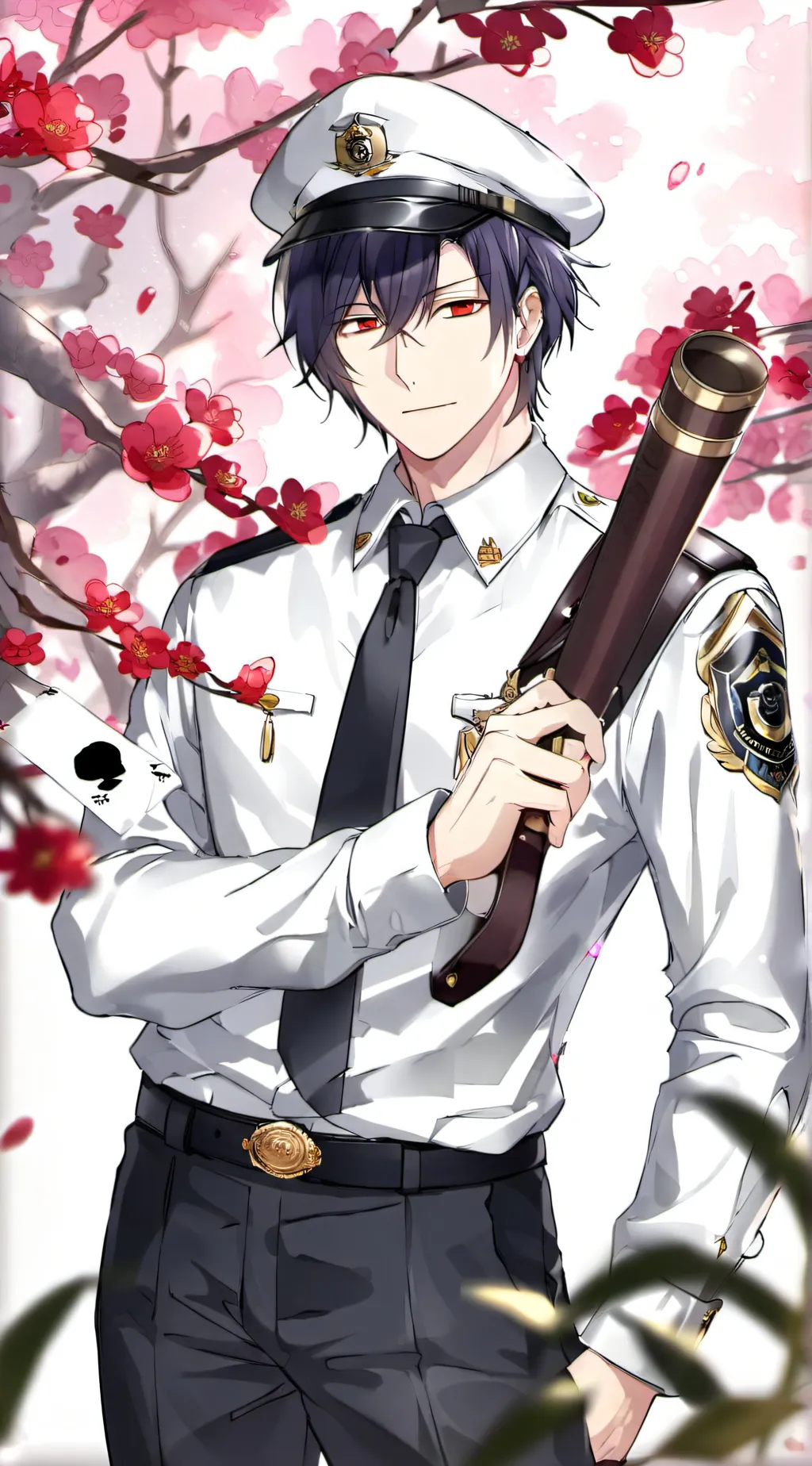 ai character: Officer Aki Myojin background