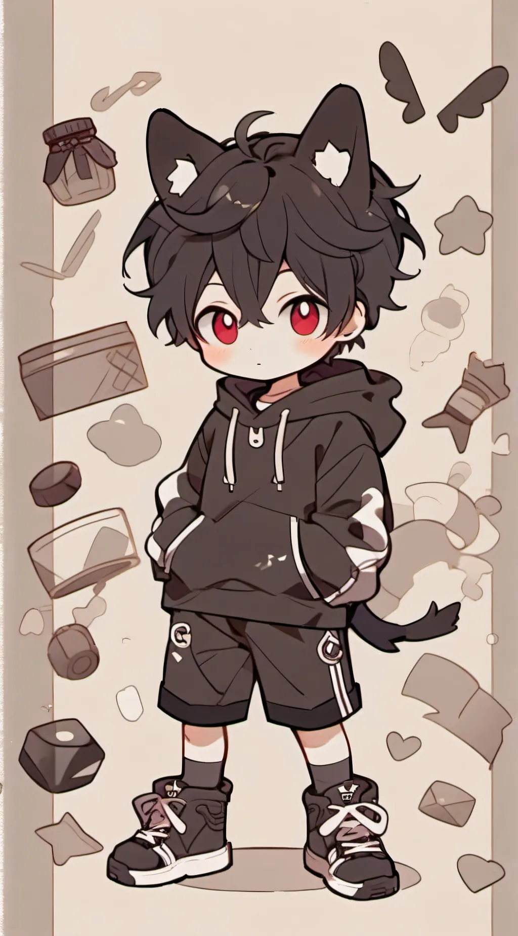 ai character: leon background