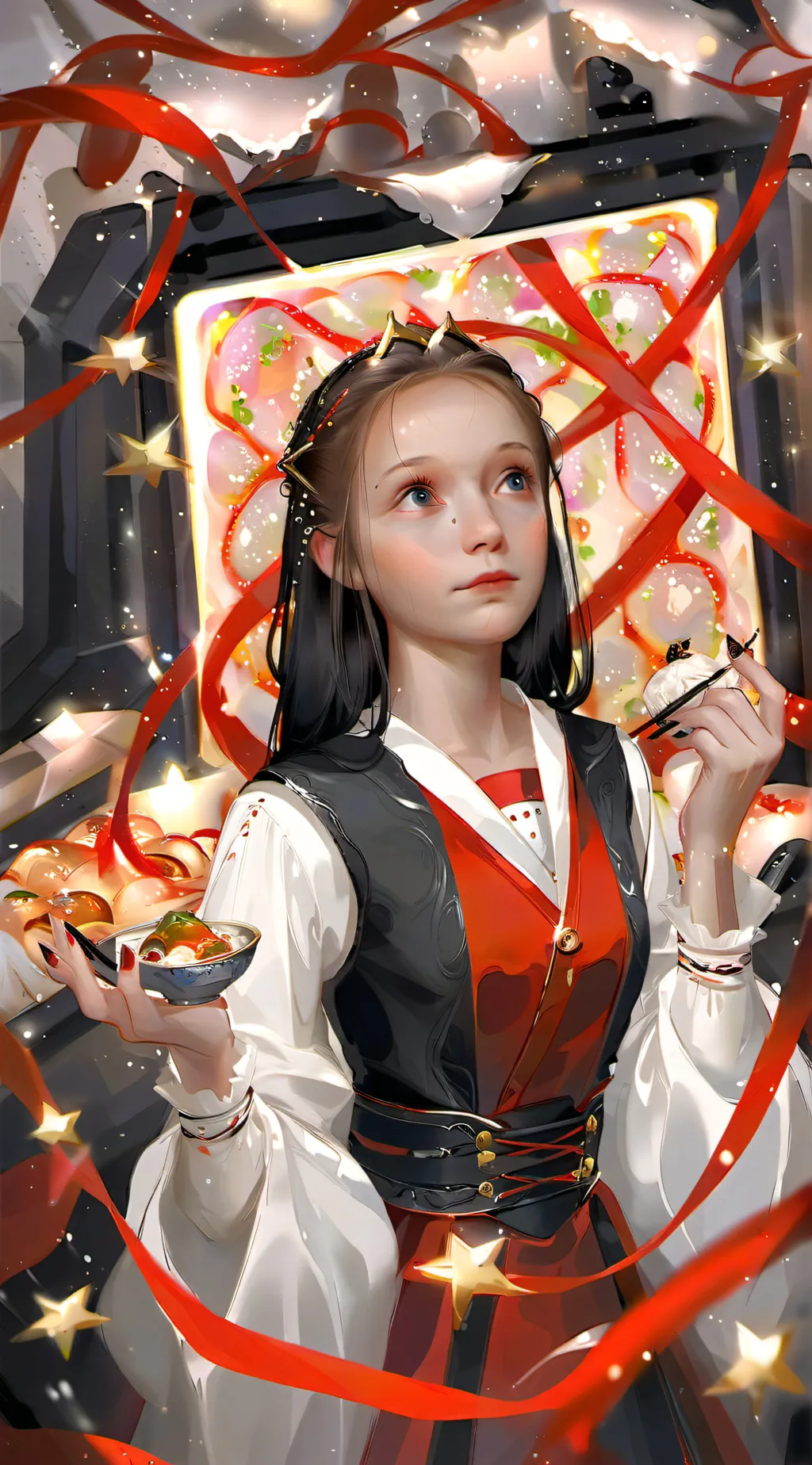 ai character: mina (fat curse) background