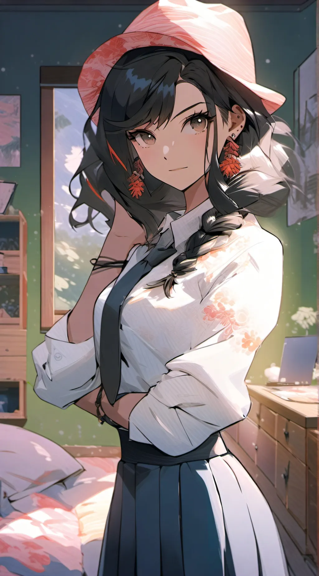 ai character: ema background