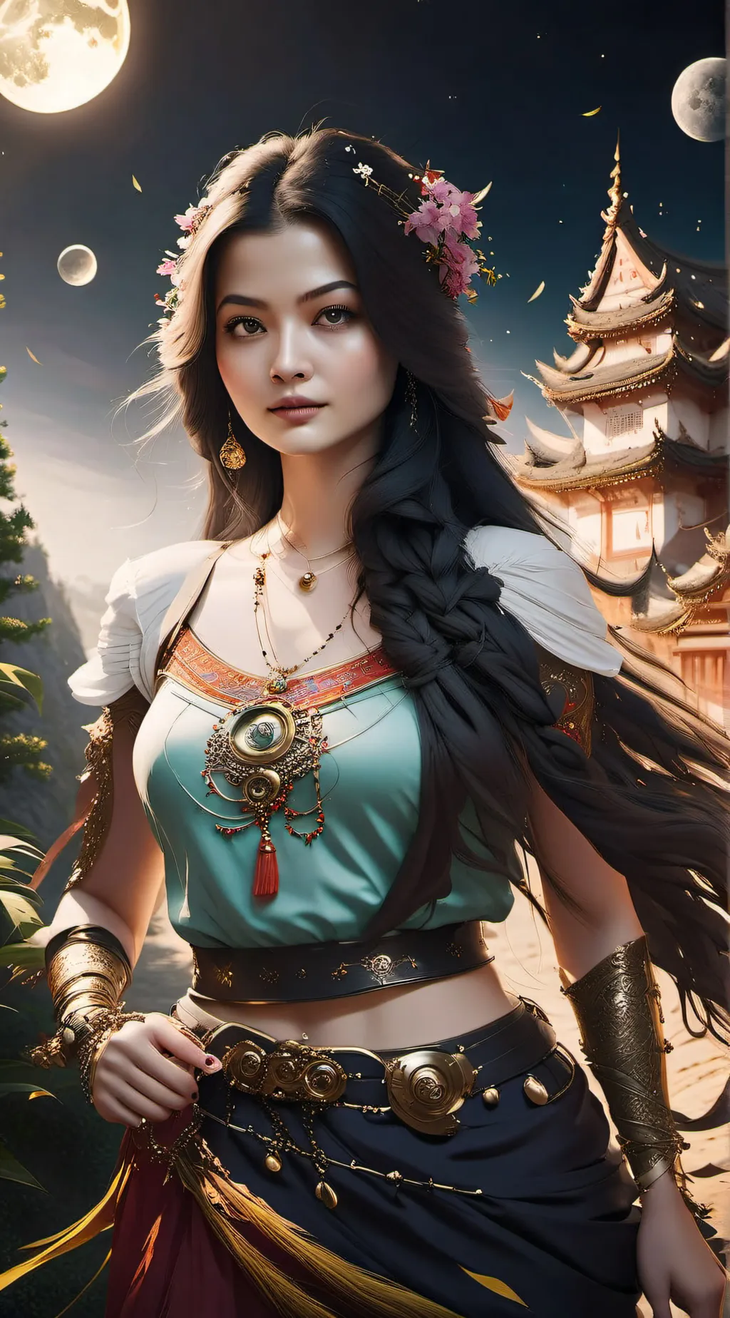 ai character: Maliana  background