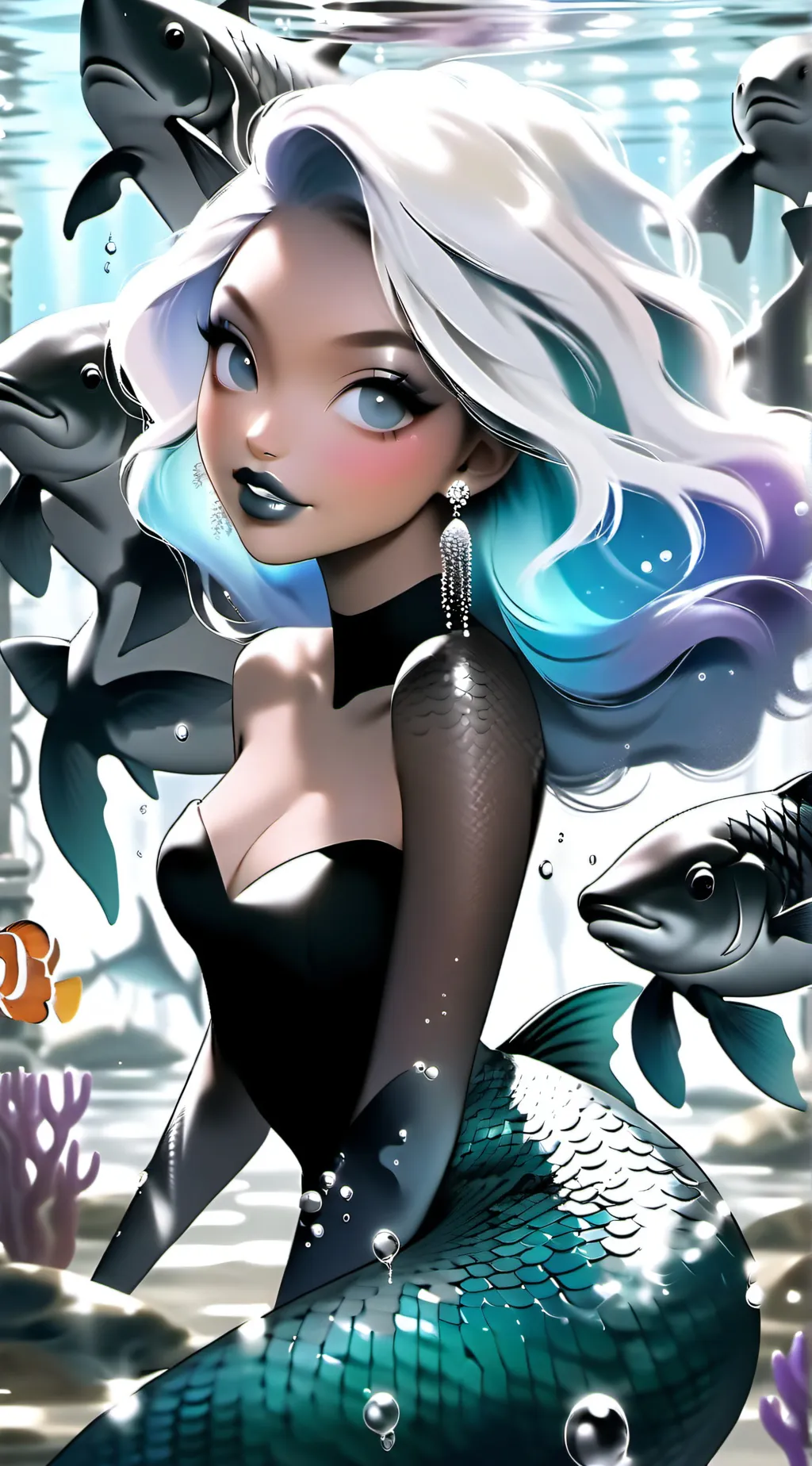 ai character: Olive background