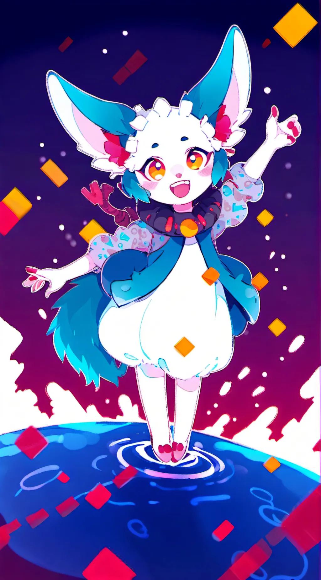 ai character: Kittydog background