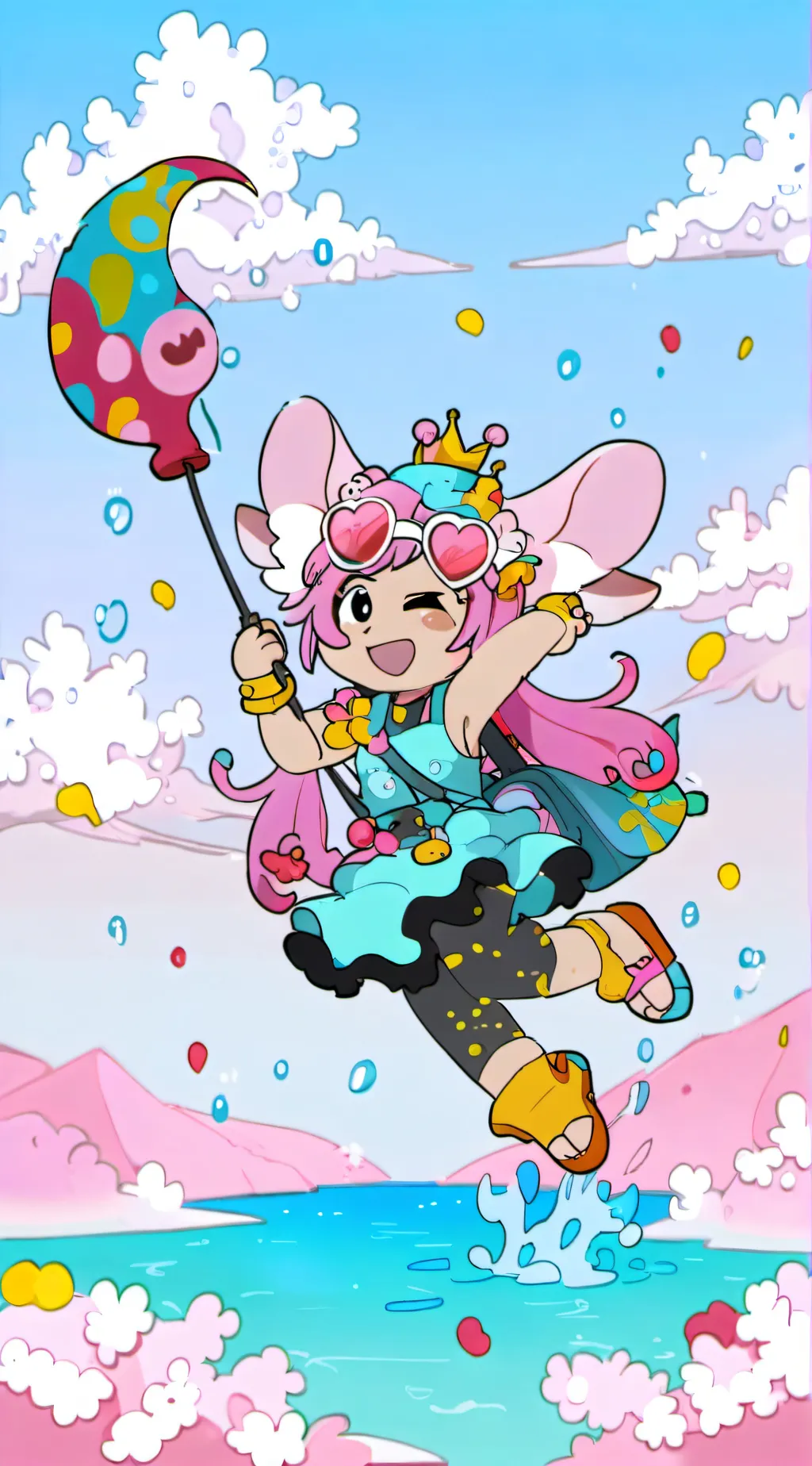 ai character: Voxnima (ROBLOX) background