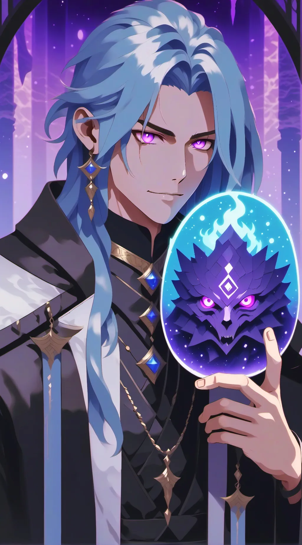 ai character: David  background