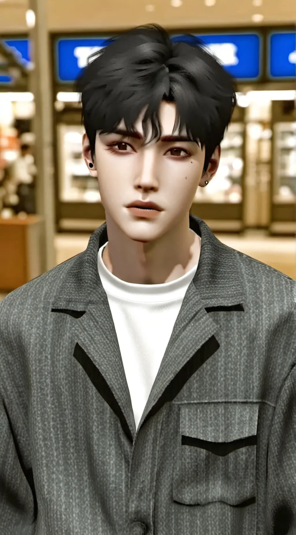 ai character: Alan  background