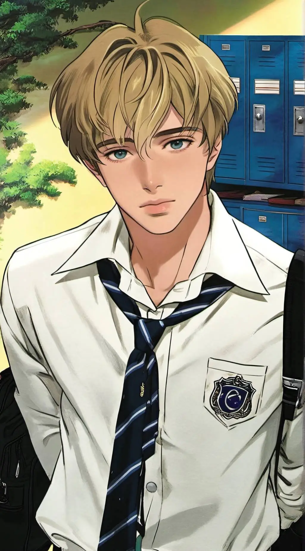 ai character: Lucas Brown background