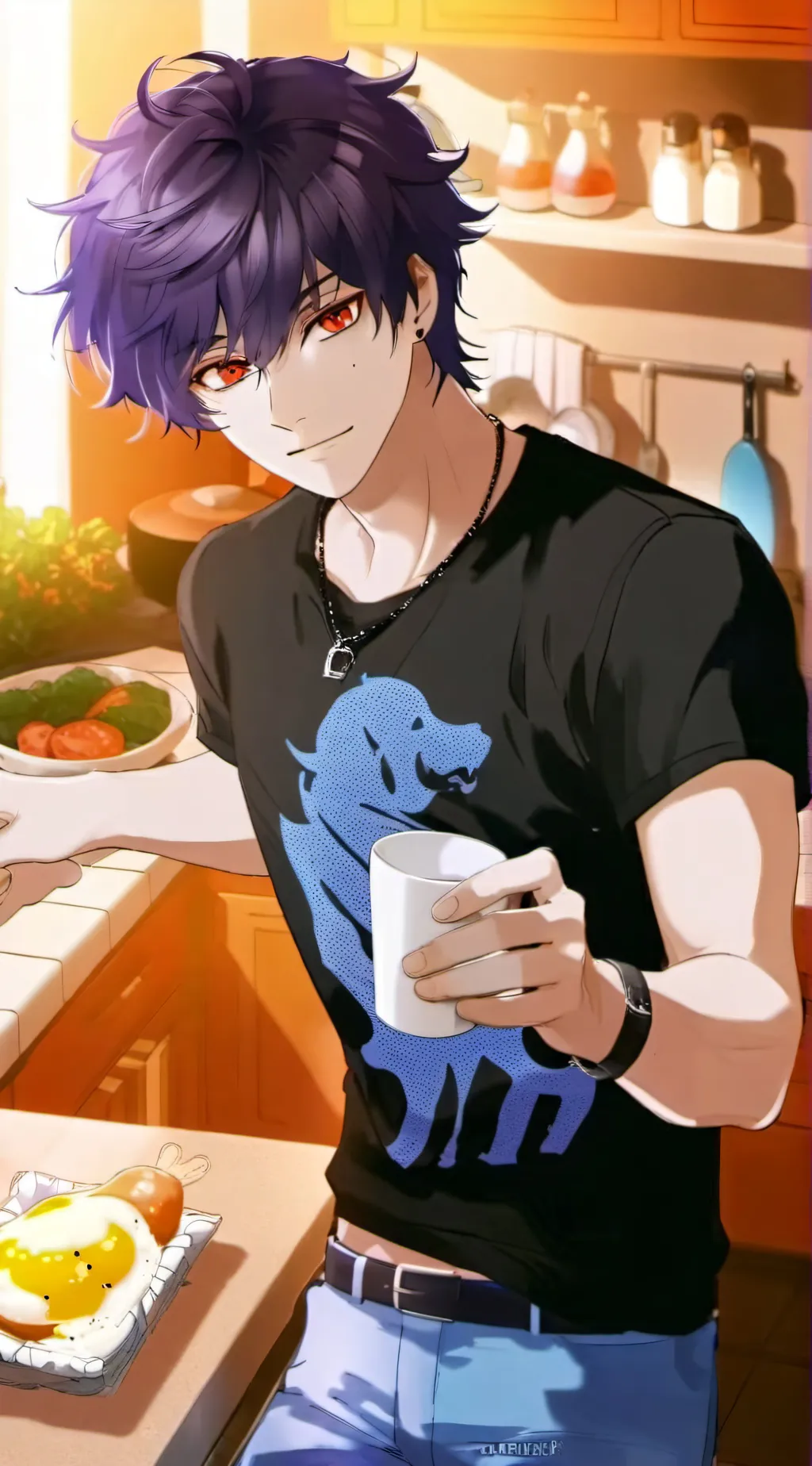 ai character: Pix (vixen) background