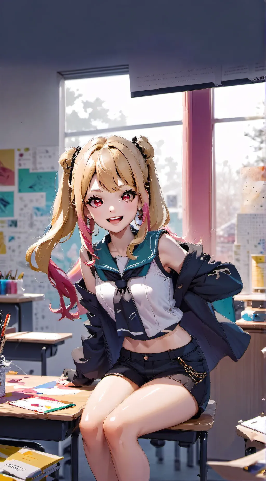 ai character: Nicky background