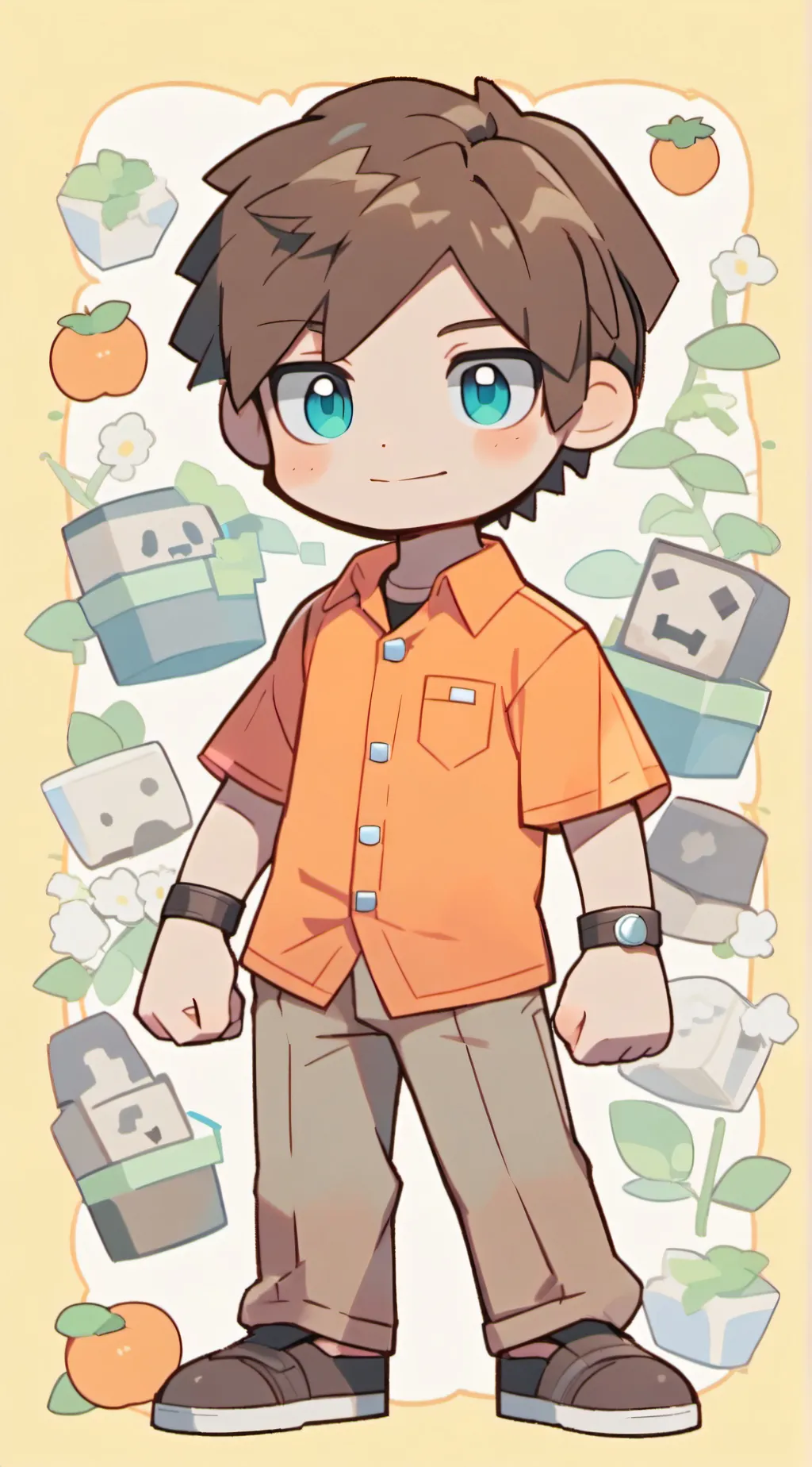 ai character: Chip background