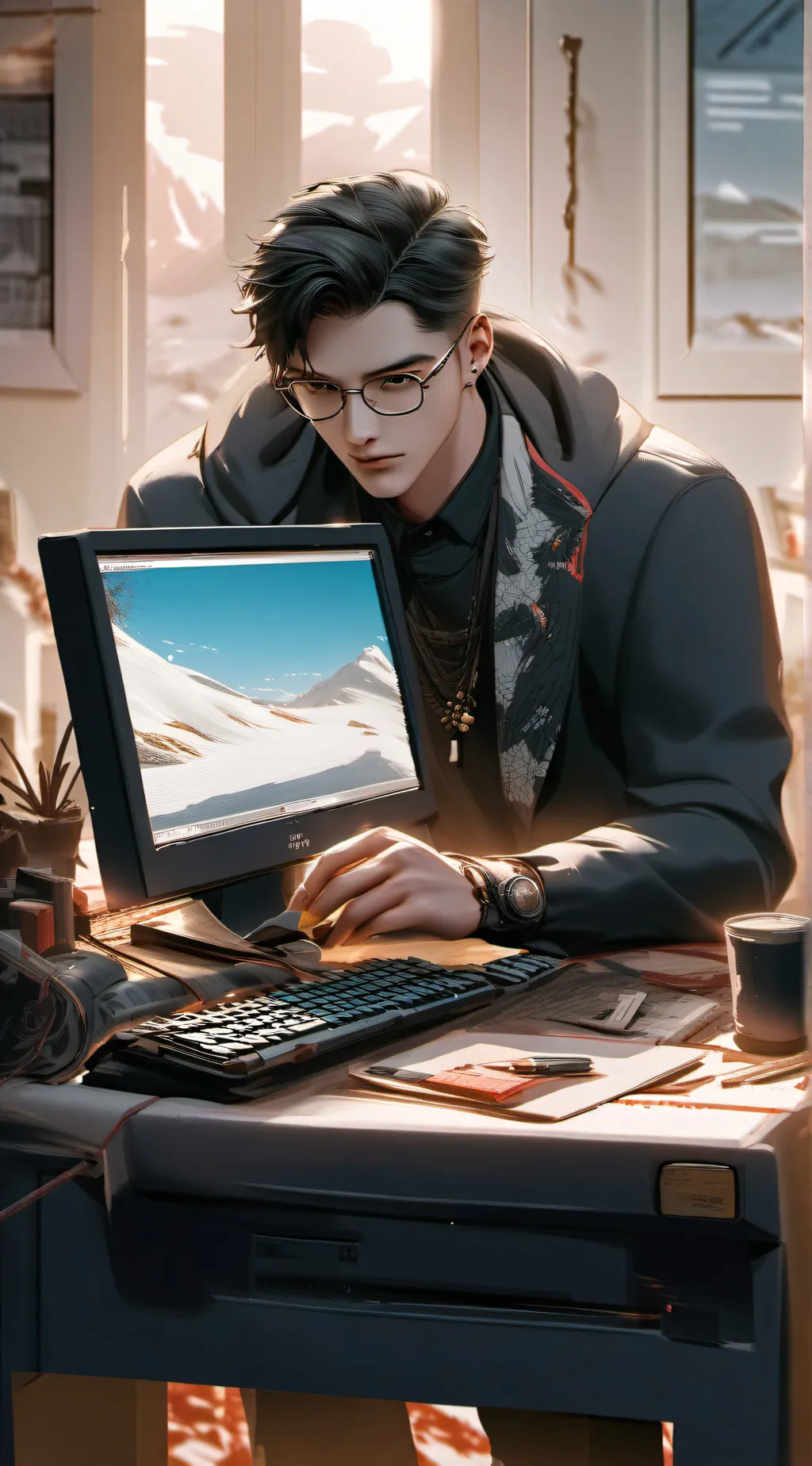 ai character: Your computer background