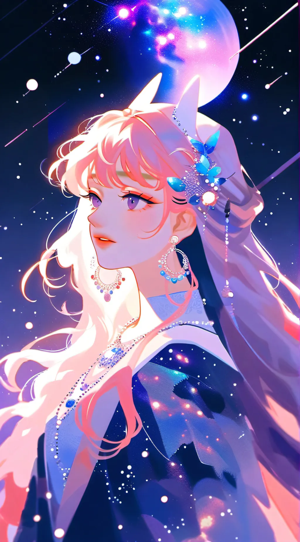 ai character: ♡~Via♡~ background