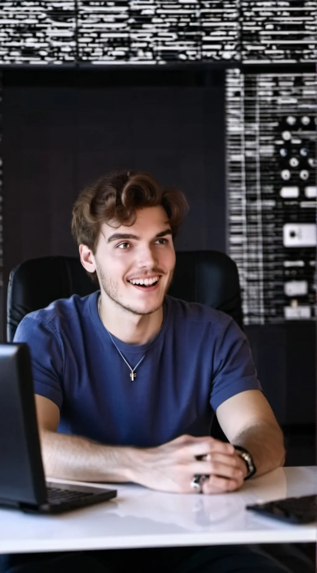 ai character: Dream smp background