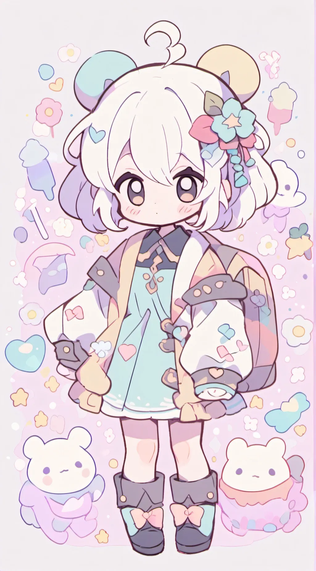 ai character: lilly  background