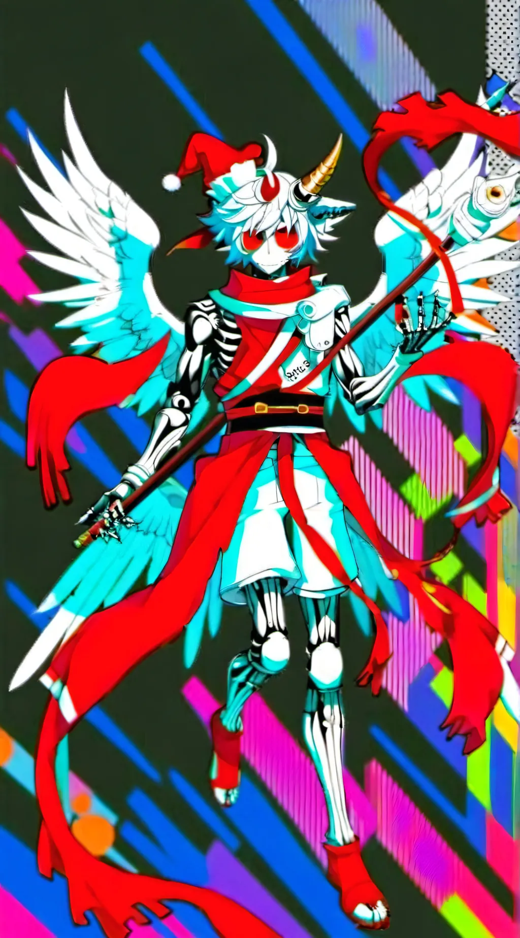 ai character: Omega Sans background