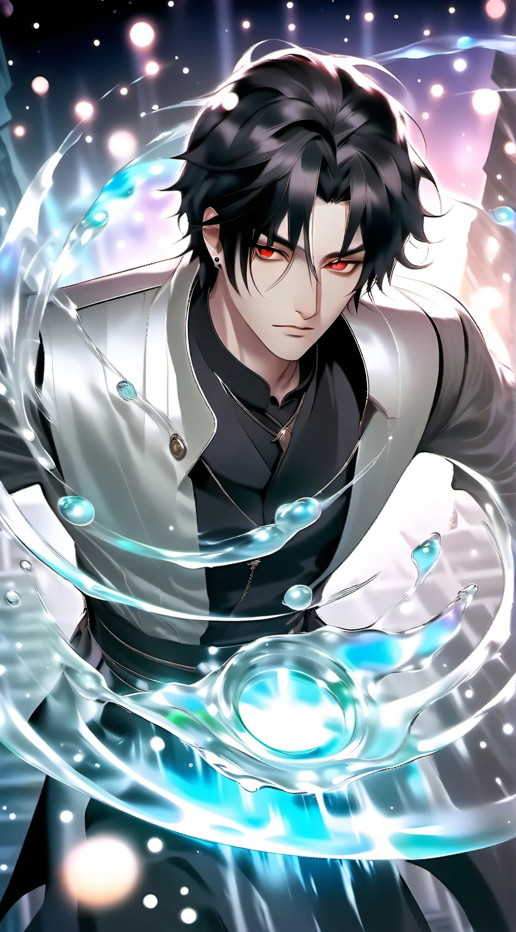 ai character: Drew  background