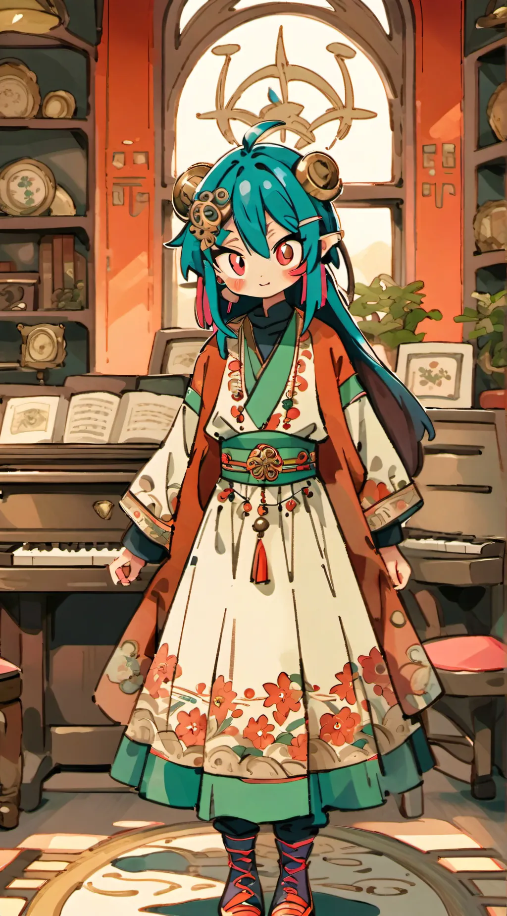 ai character: demon slayer and u background