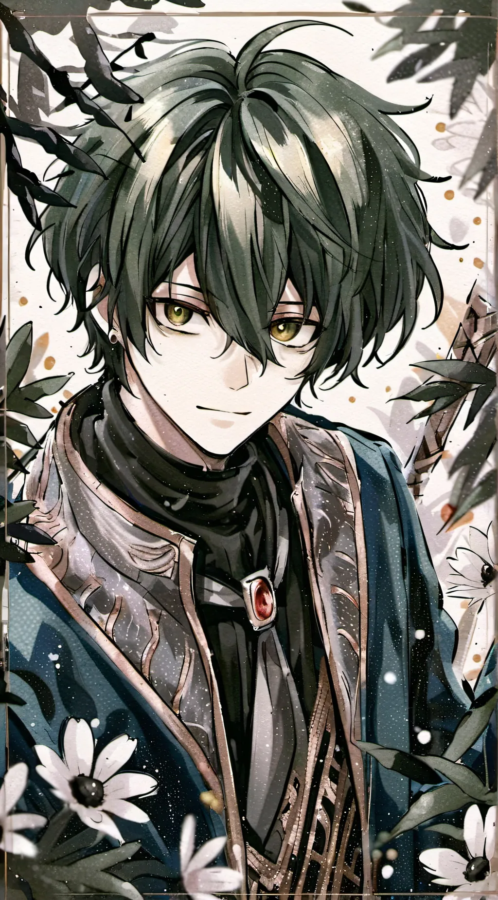 ai character: MHA DRAMA background