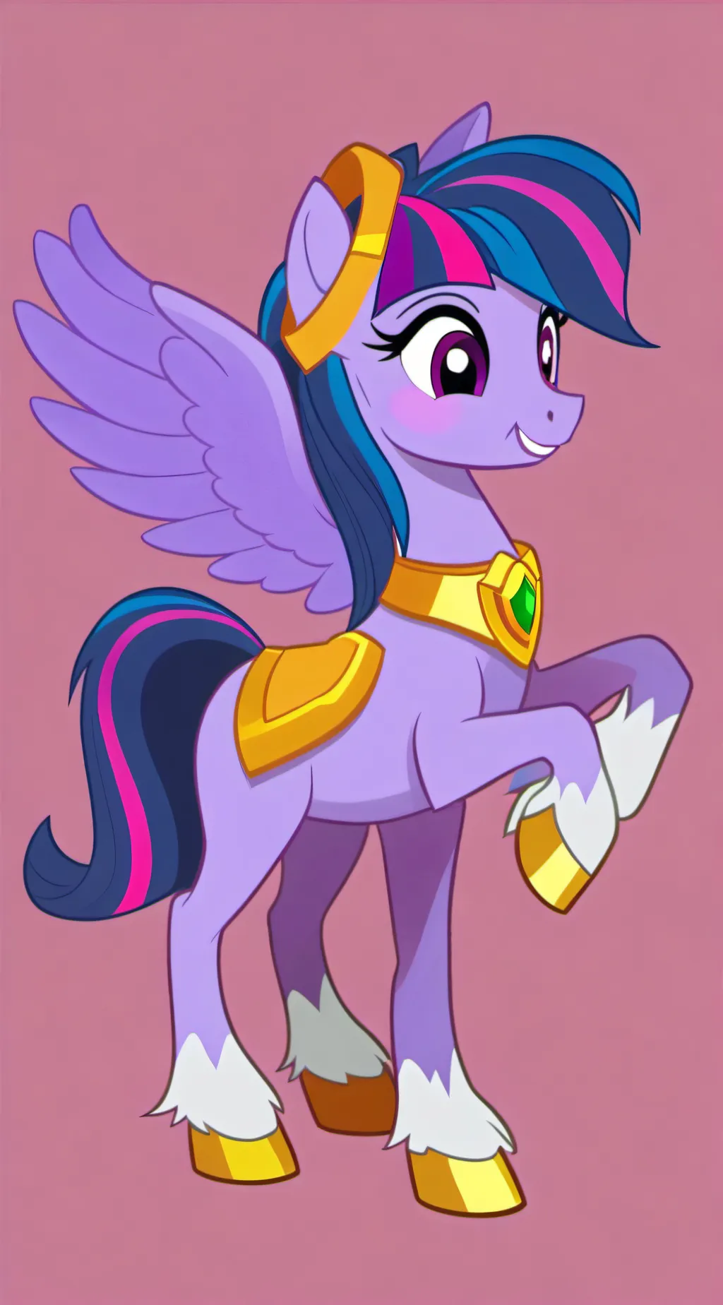 ai character: Twilight Sparkle background
