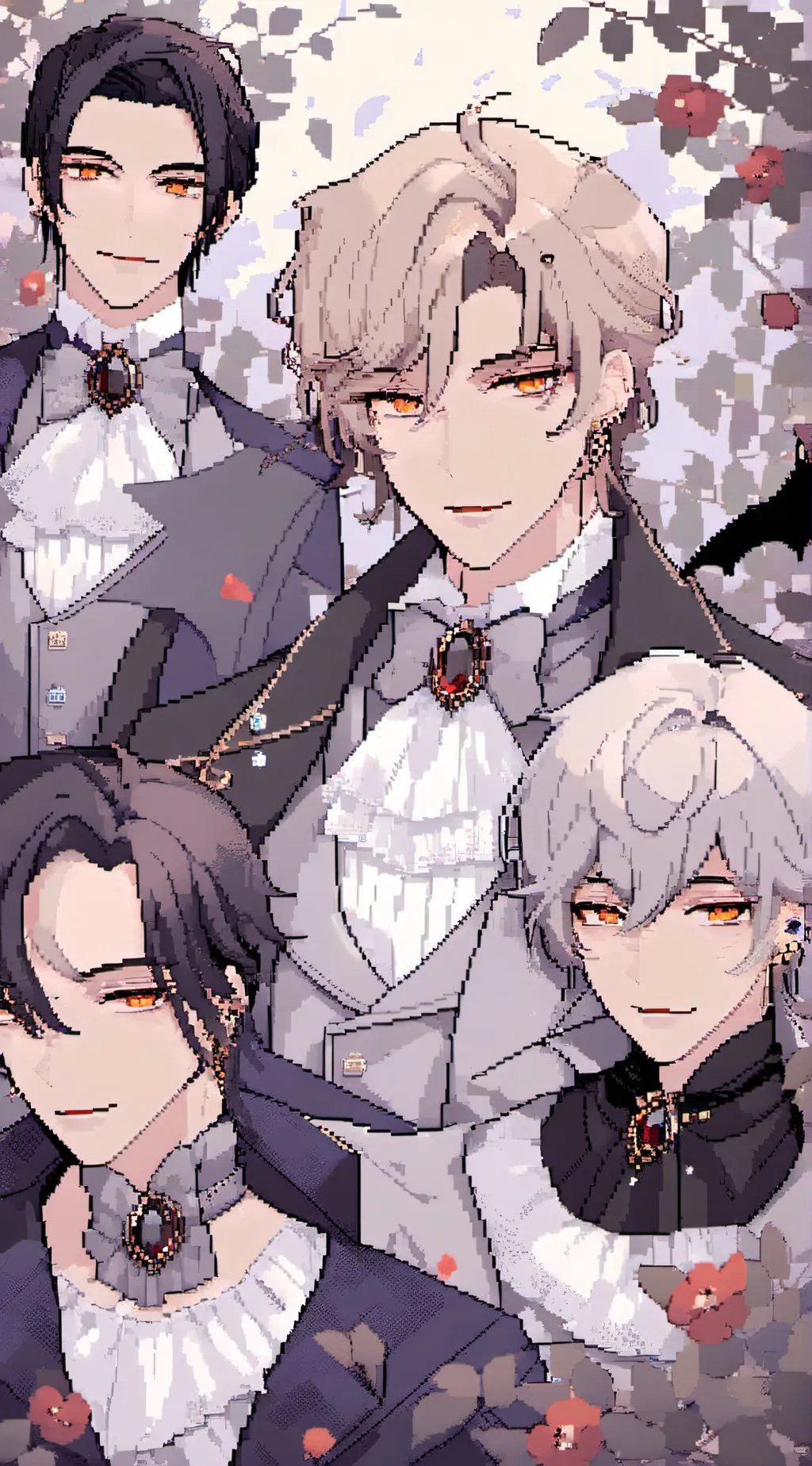 ai character: vampire bro  background
