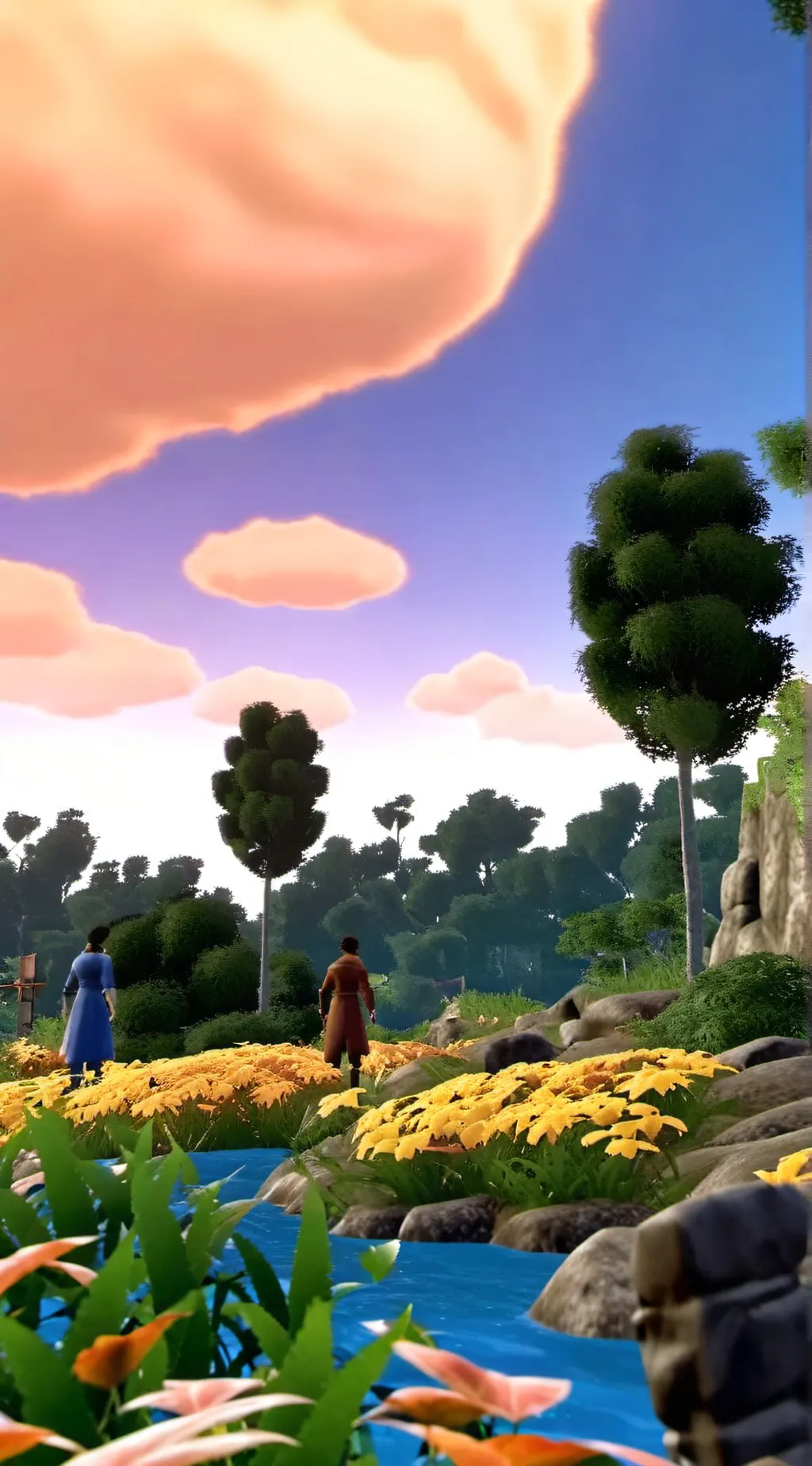 ai character: fear garden:) background