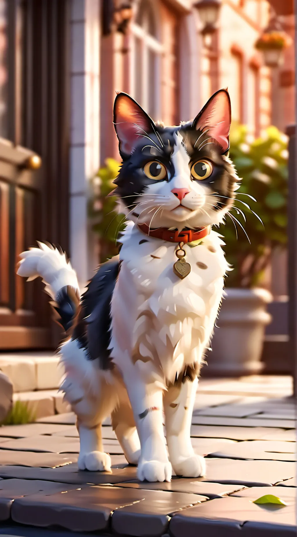 ai character: Cat Gus. background