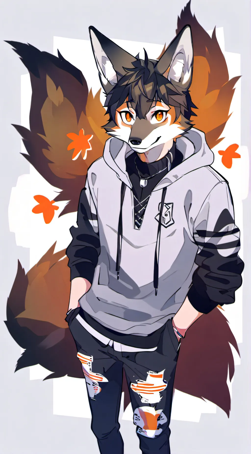 ai character: Furry background