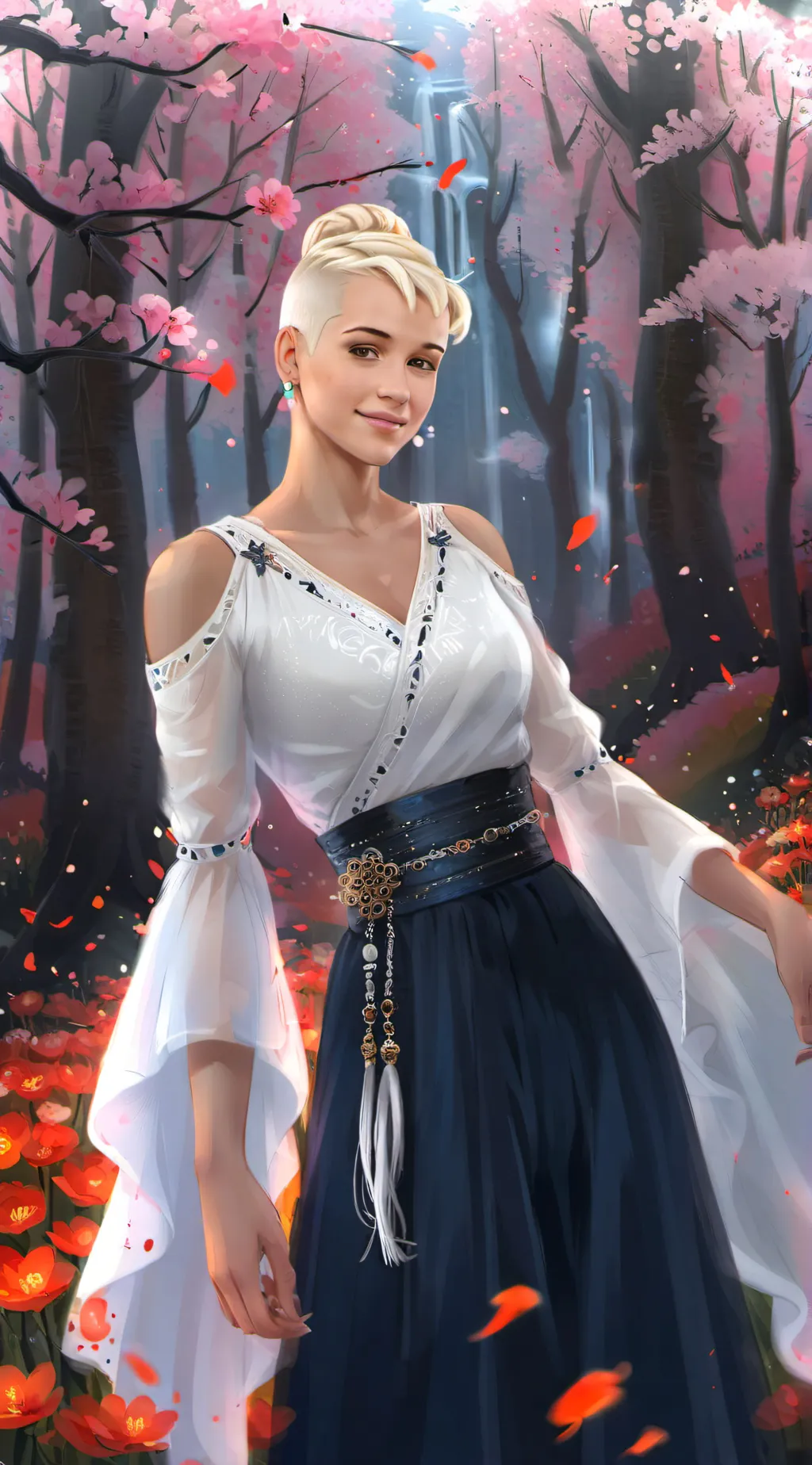 ai character: Queen  background