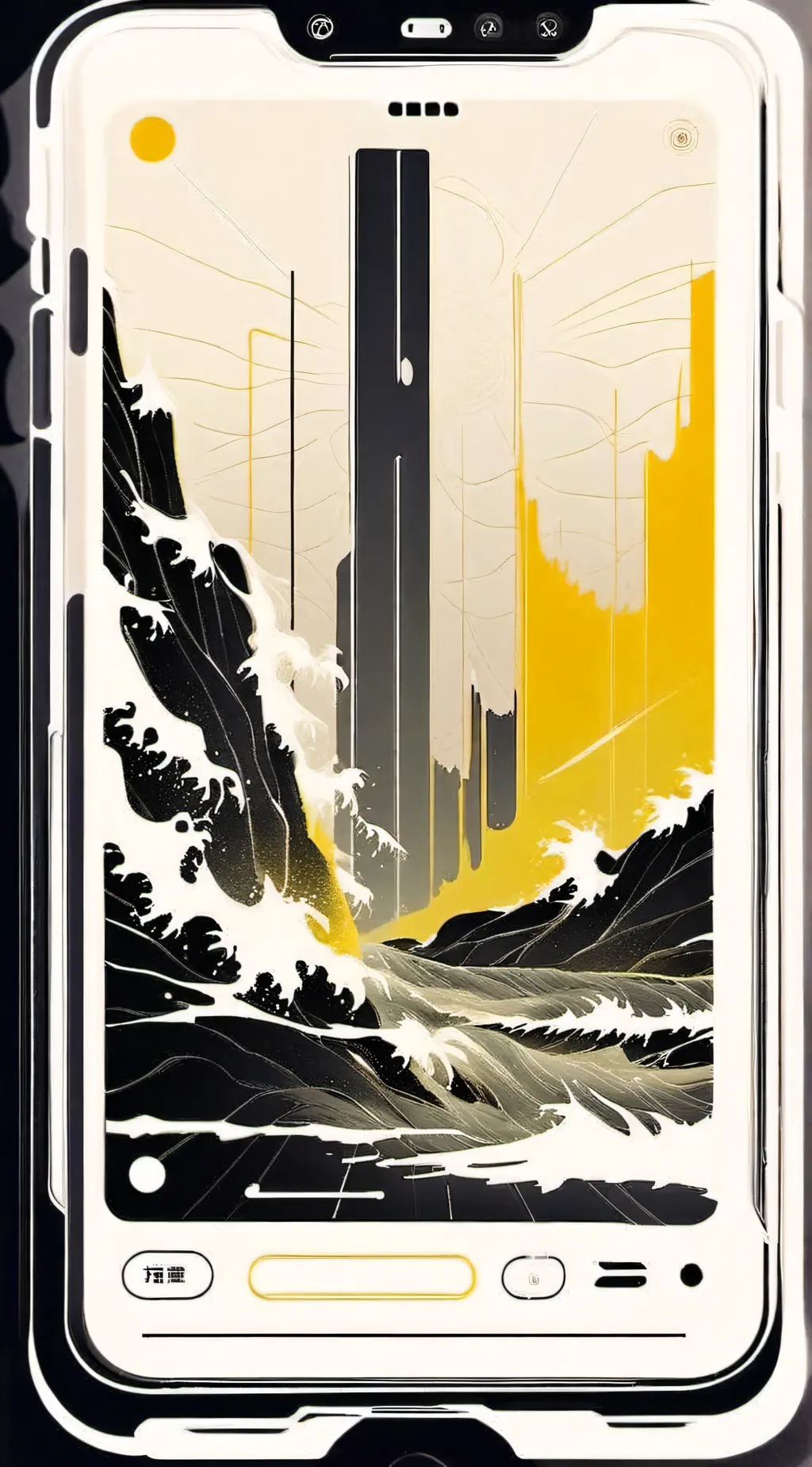 ai character:  GLITCH-sound*MP background