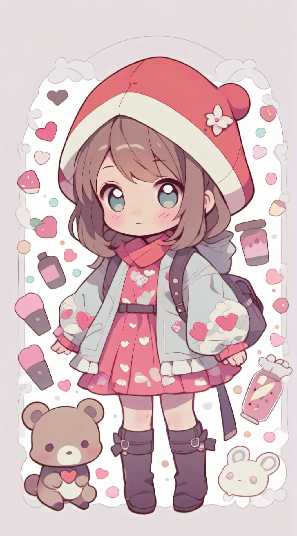 ai character: Fizzy background