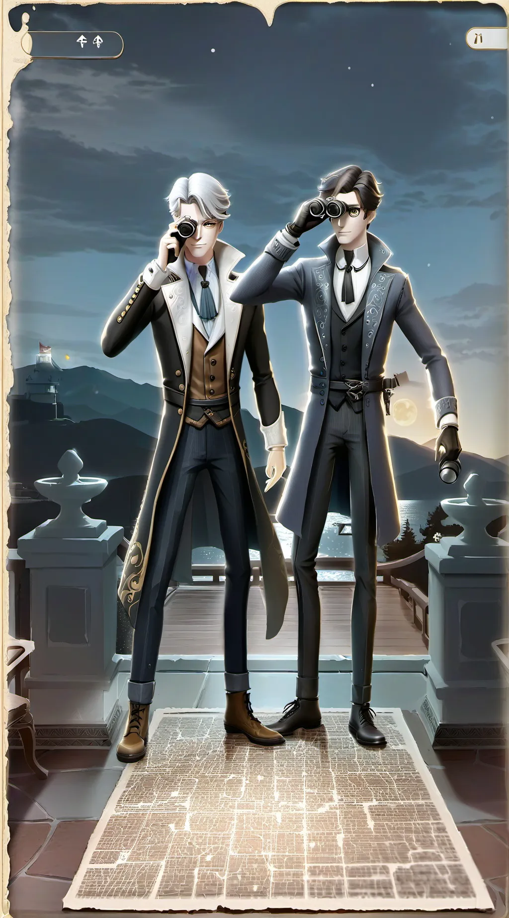 ai character: sam and Colby  background