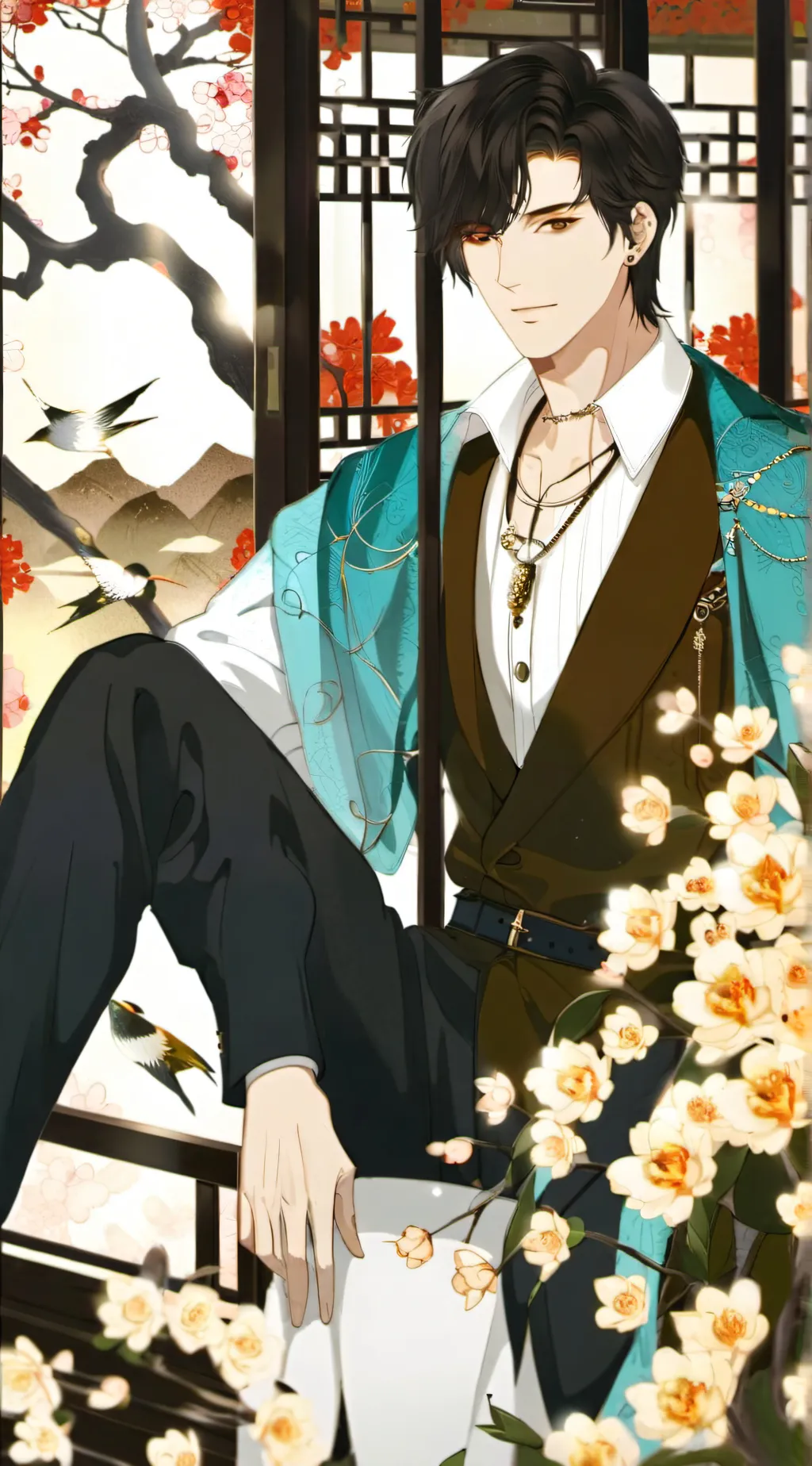 ai character: leo background