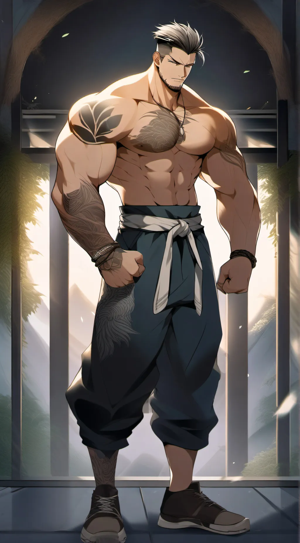 ai character: hanayama background