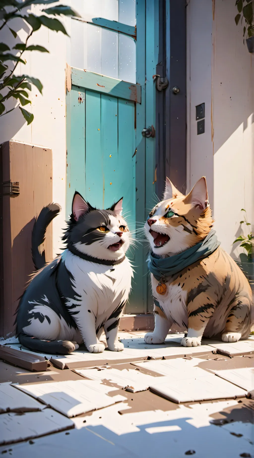 ai character: i swallowed shampo background