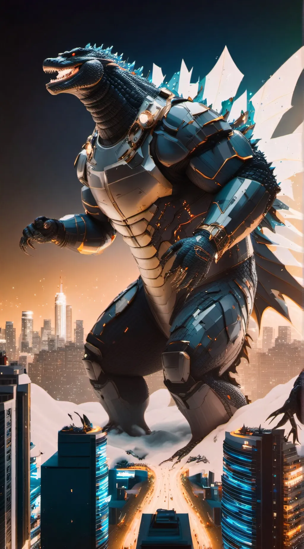 ai character: Monsterverse background