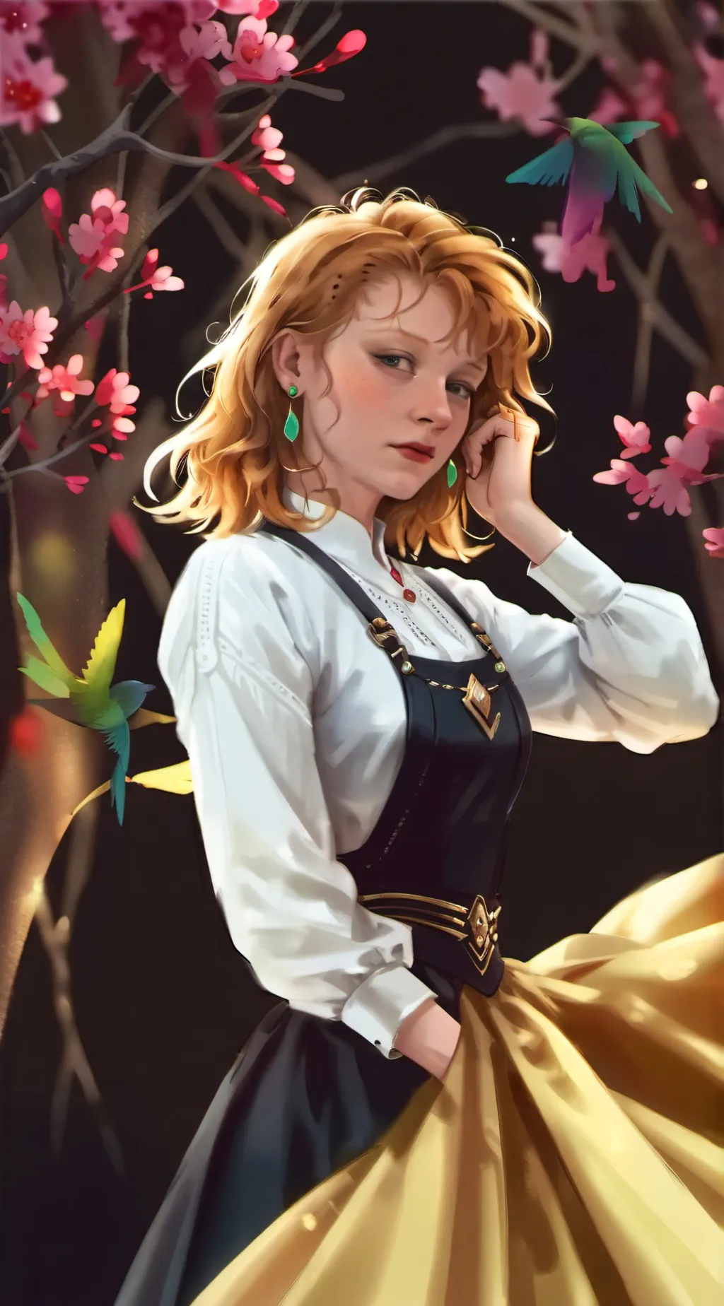 ai character: Shoko  background