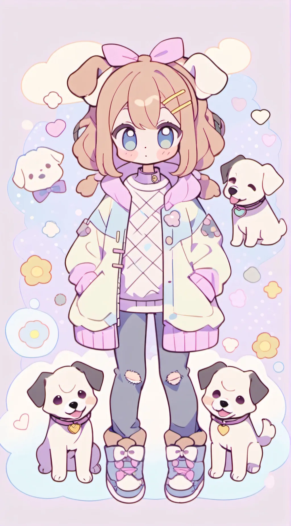 ai character: Dogday × Catnap background