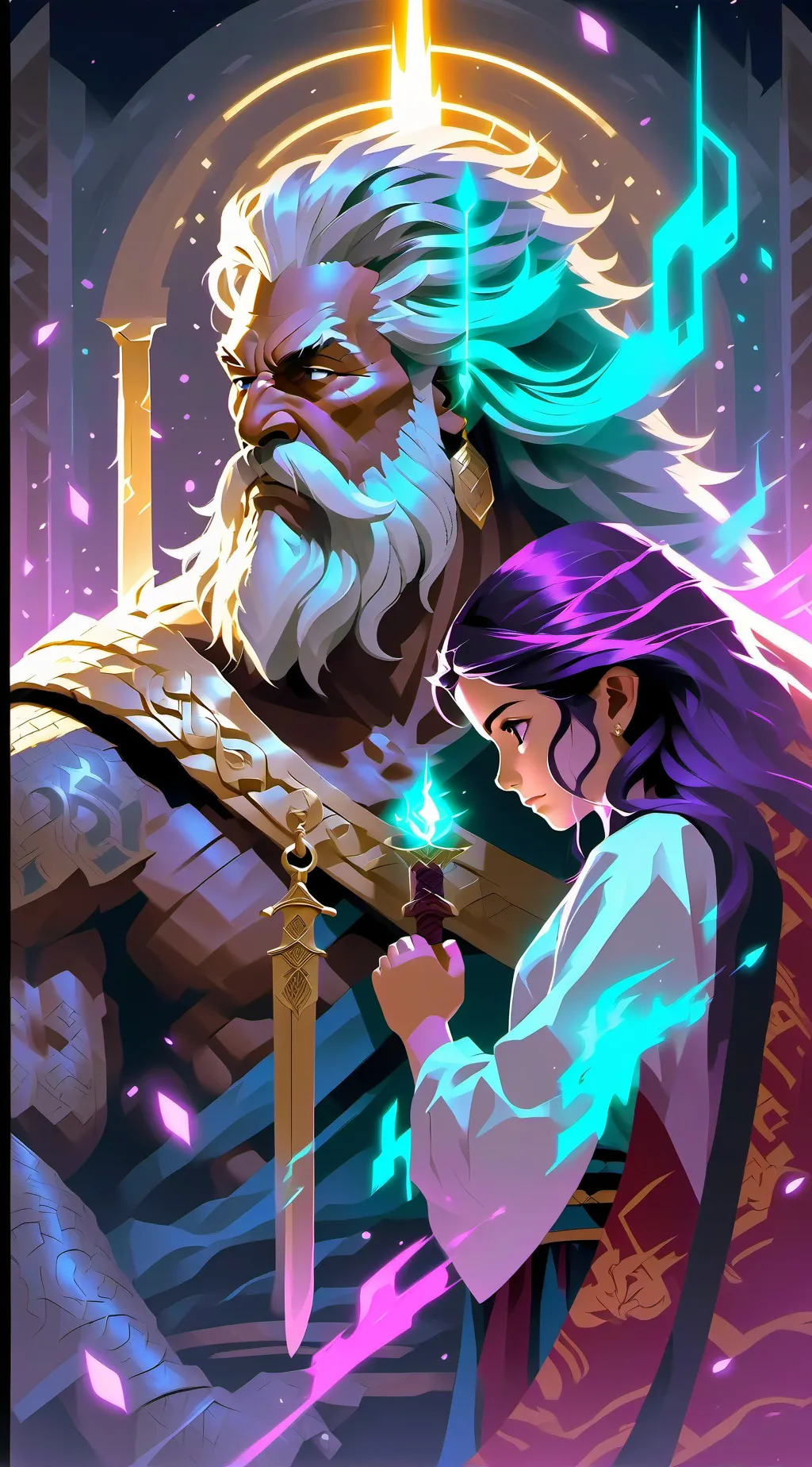 ai character: god background